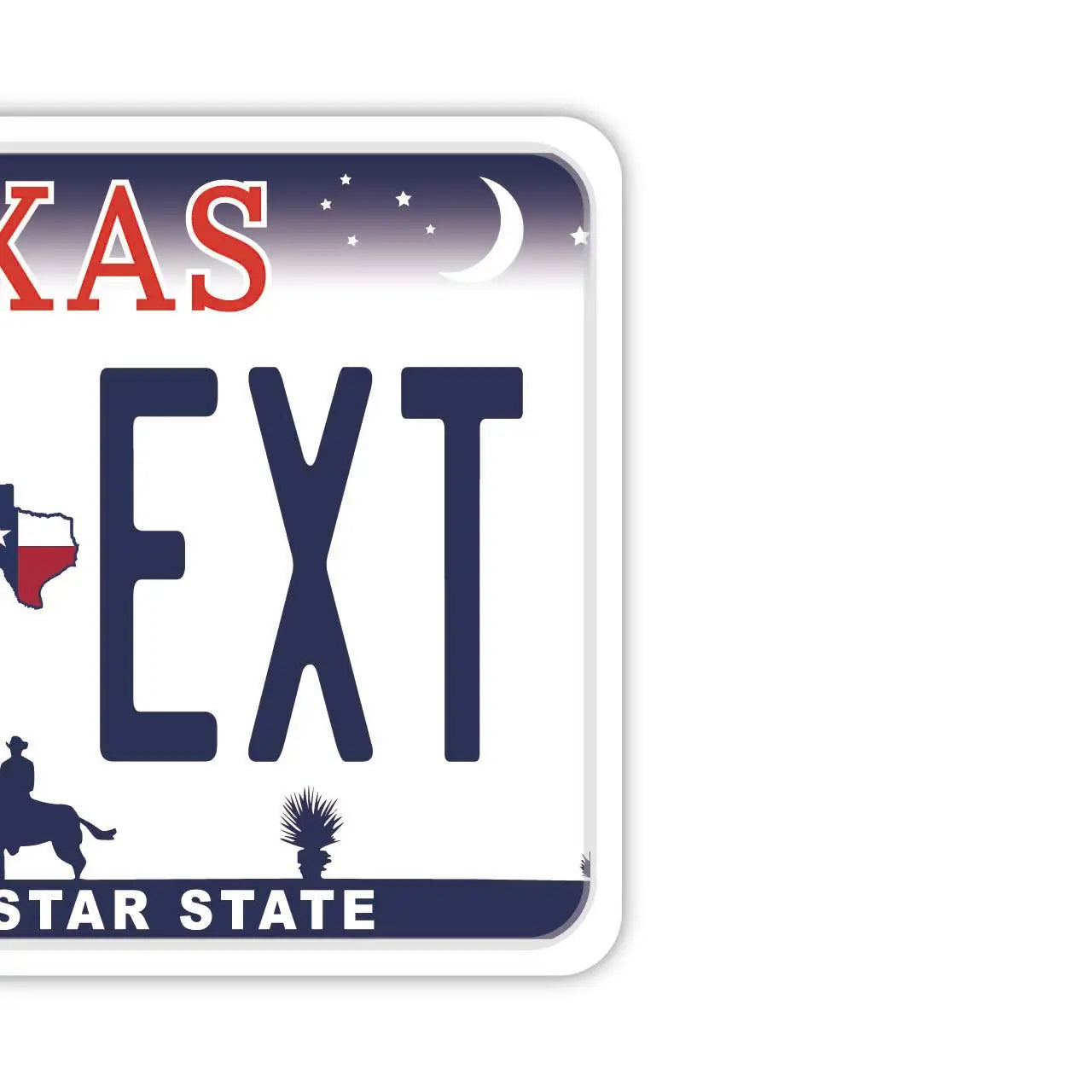 [Mirror Tag] Texas/Original American License Plate Air Freshener