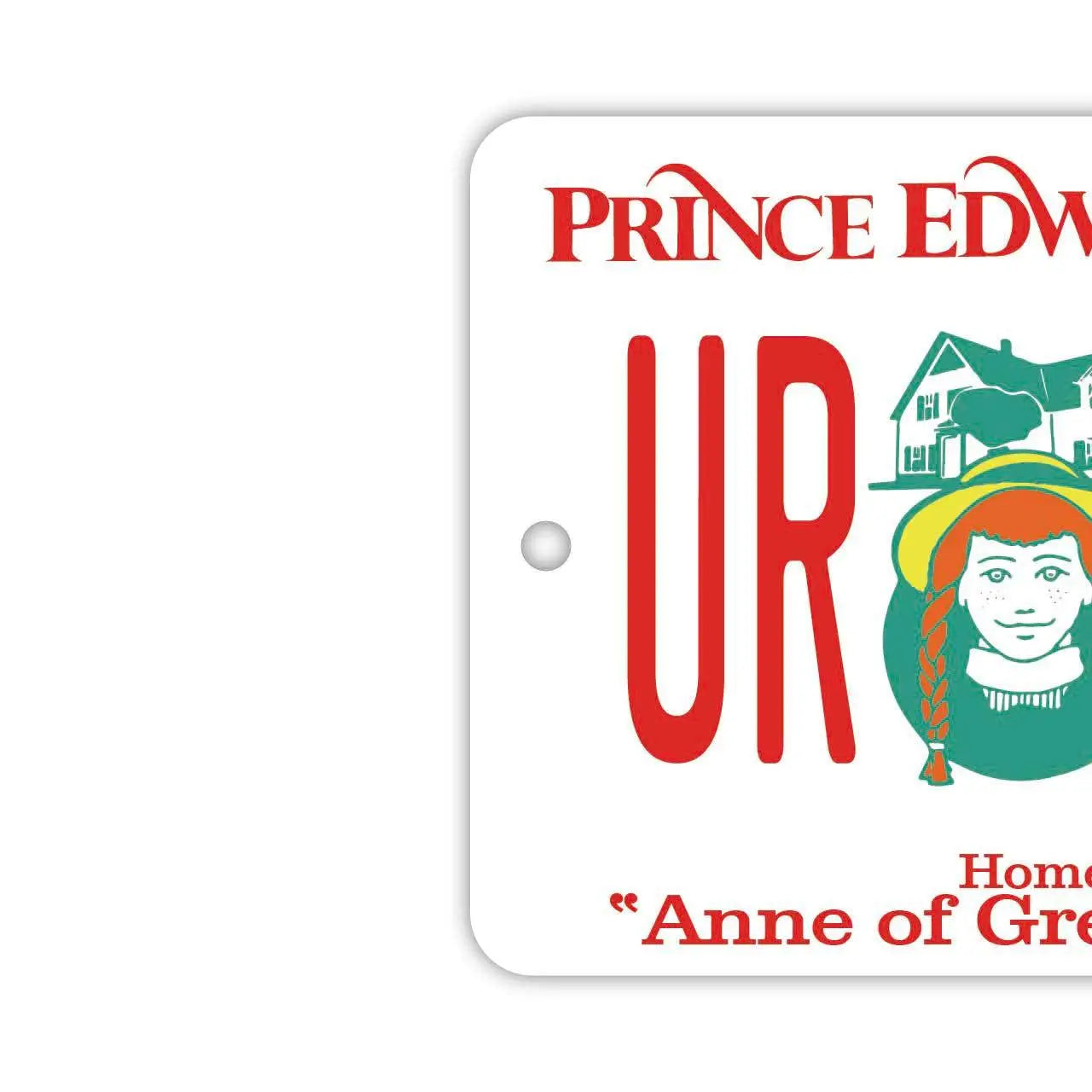 [Mirror Tag] Prince Edward Island - Anne of Green Gables / Original American License Plate Air Freshener