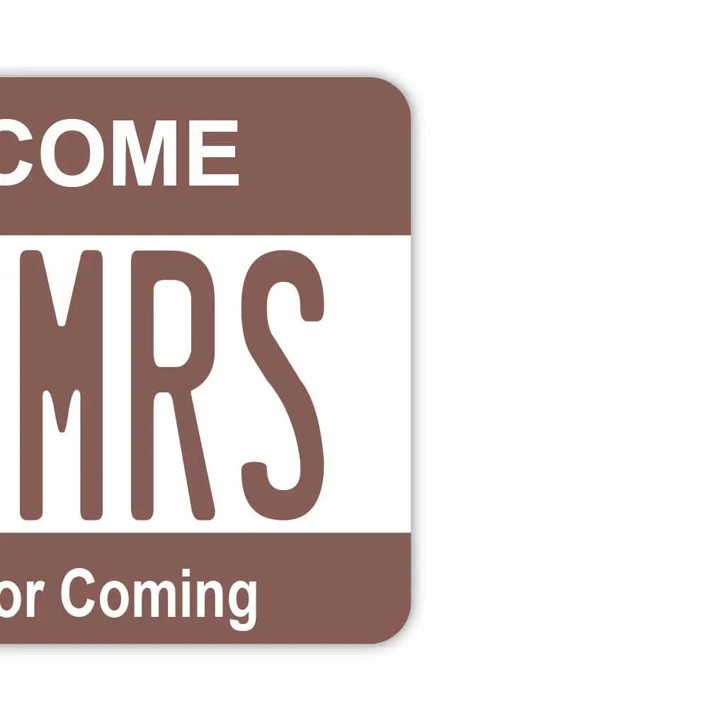 [Mirror Tag] Color: Brown / Original American License Plate Air Freshener