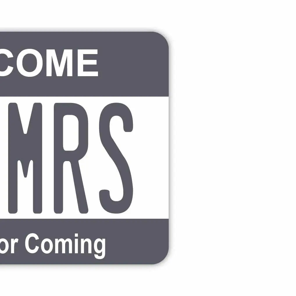 [Mirror Tag] Color: Gray / Original American License Plate Air Freshener