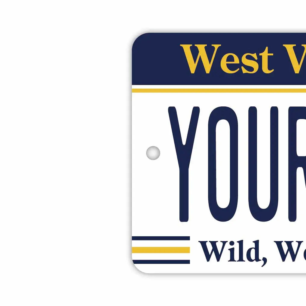 [Mirror Tag] West Virginia/Original American License Plate Air Freshener
