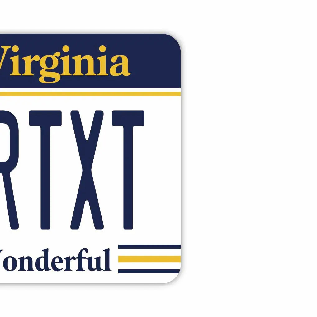 [Mirror Tag] West Virginia/Original American License Plate Air Freshener