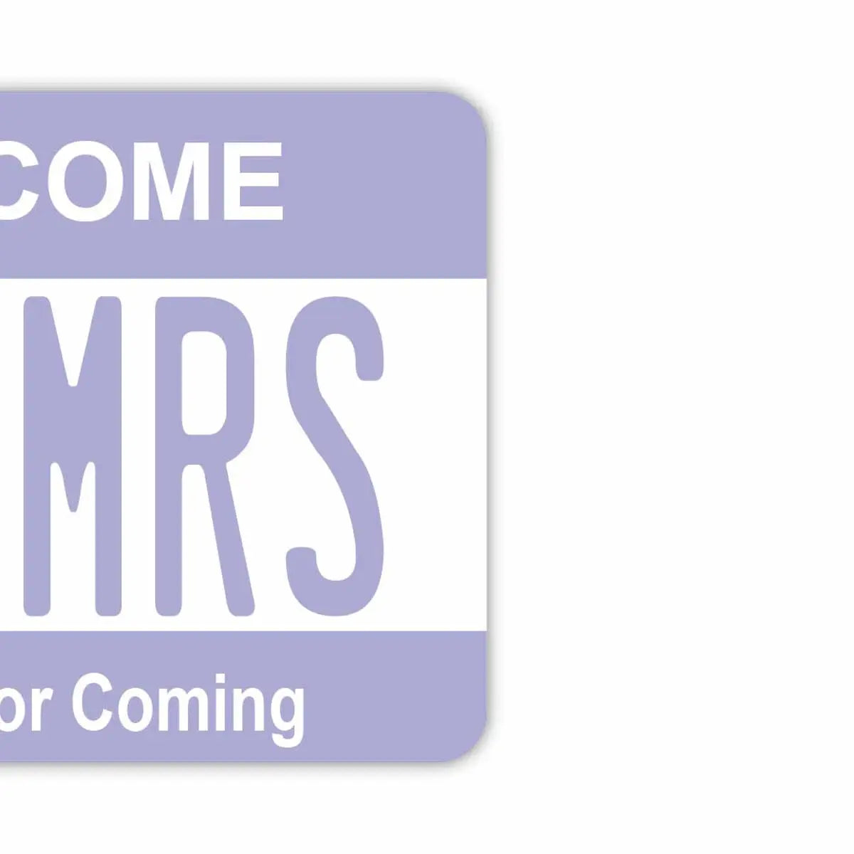 [Mirror Tag] Color: Purple / Original American License Plate Air Freshener