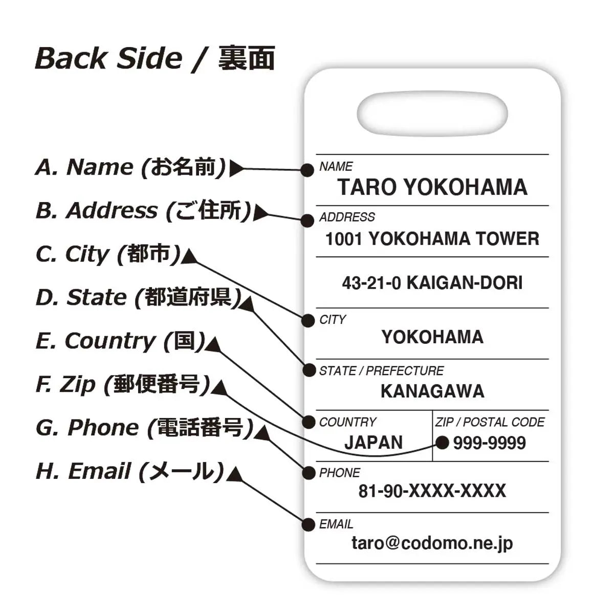 【ラゲッジタグ】サウスカロライナ/オリジナルアメリカナンバープレート型・おしゃれ ・紛失防止タグ