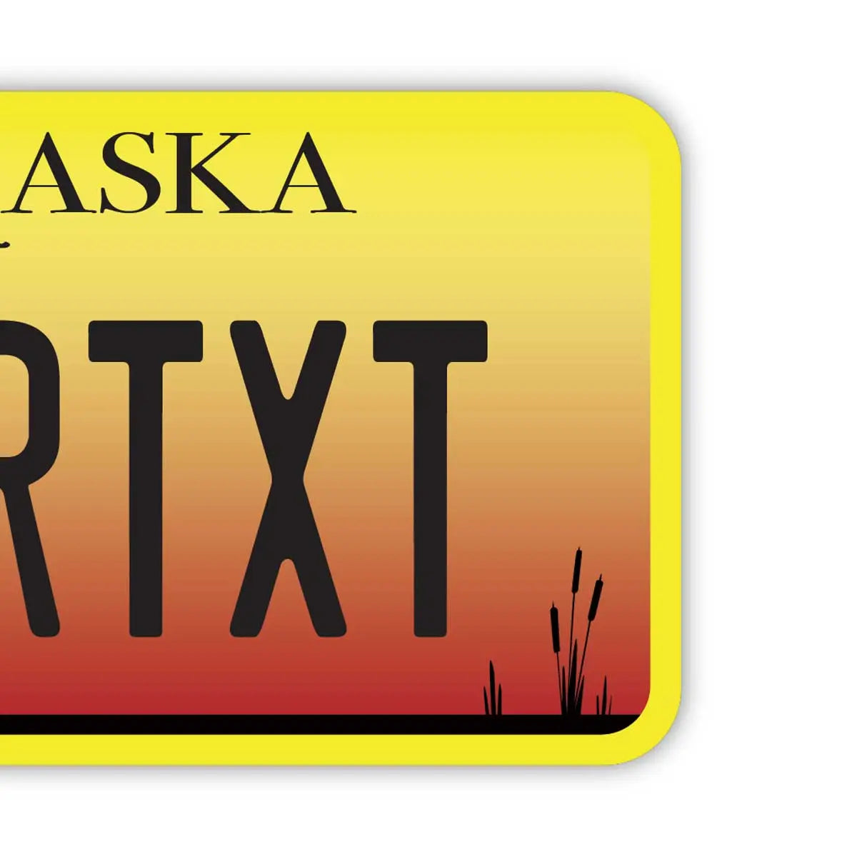 [Luggage Tag] Nebraska/Original American License Plate Shape, Stylish, Anti-Loss Tag