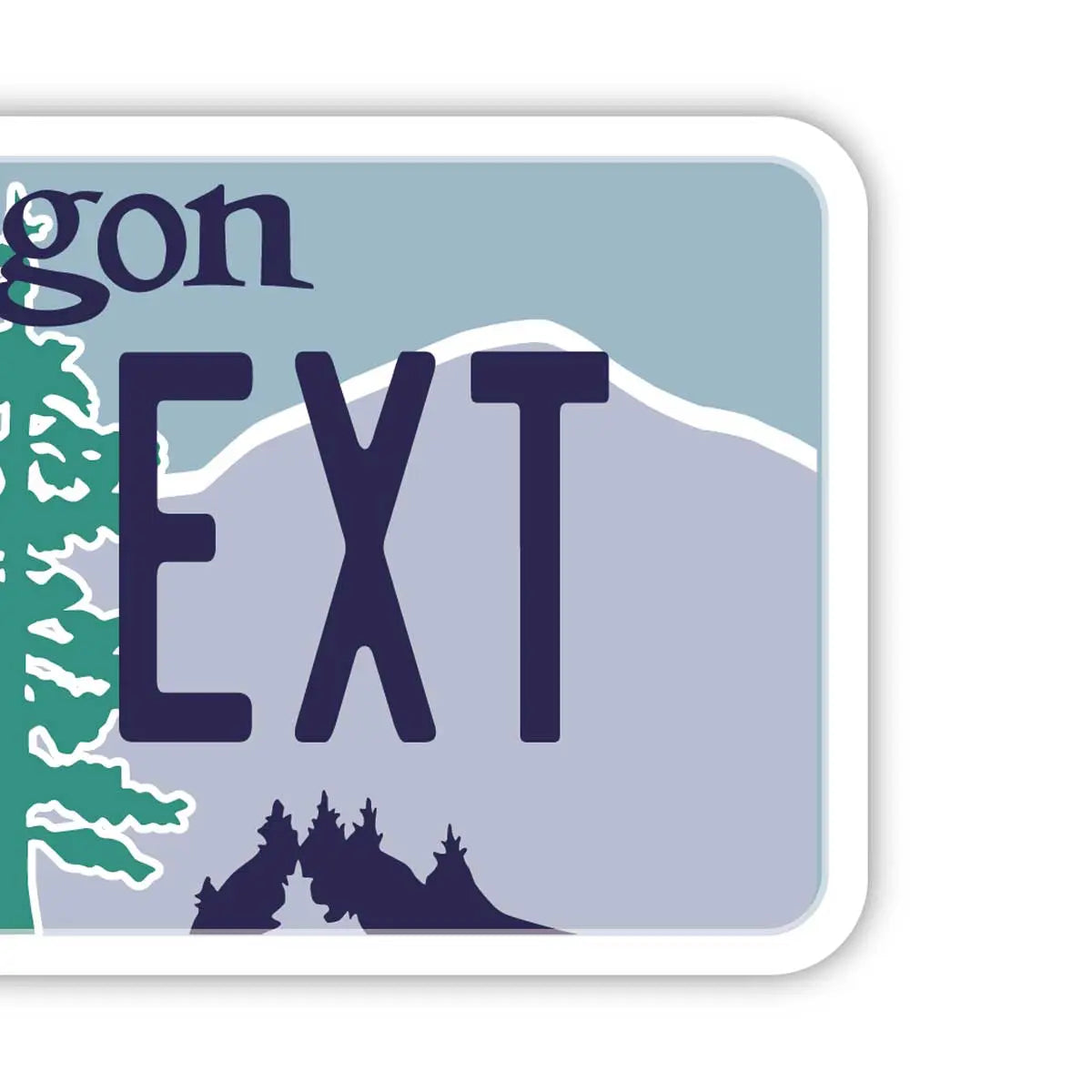 [Luggage Tag] Oregon/Original American License Plate Shaped, Stylish, Anti-Loss Tag