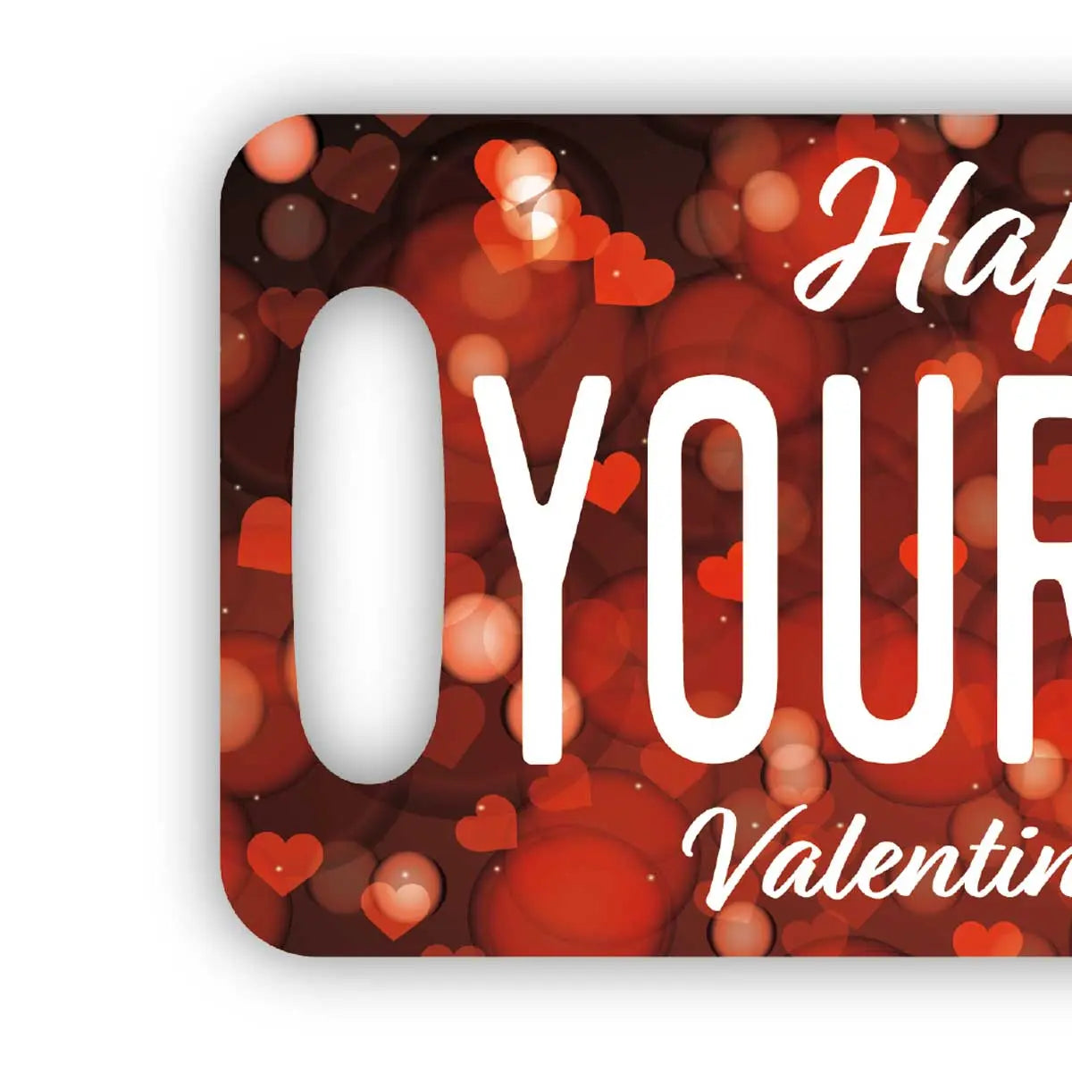 [Luggage Tag] Heart/Original American License Plate Shape, Stylish, Anti-Loss Tag