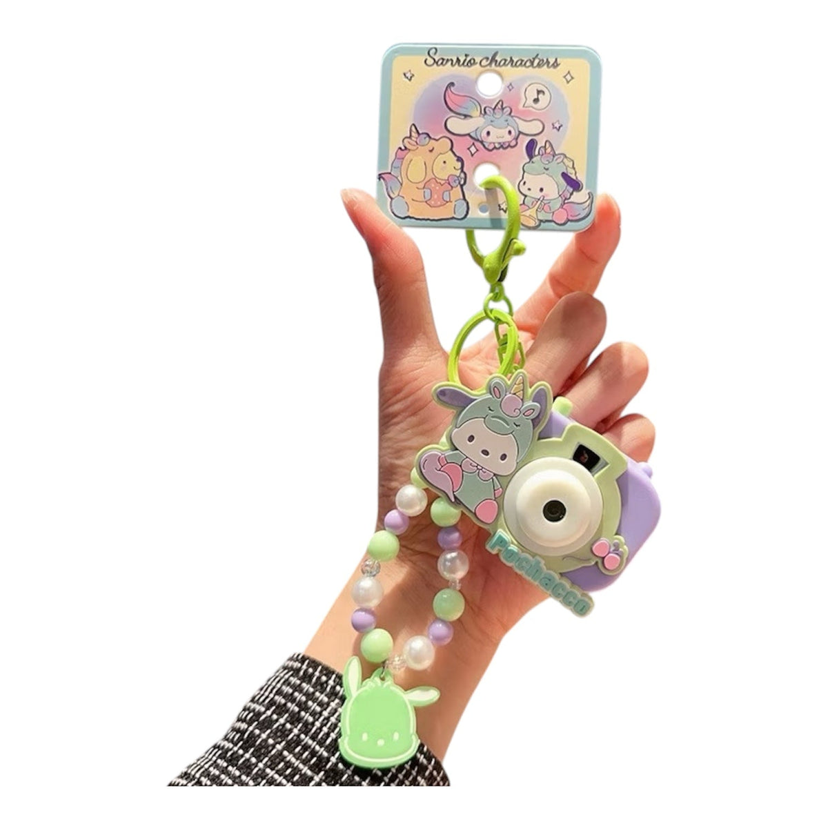 Sanrio Camera Beads Keychain / サンリオカメラビーズキーチェーン
