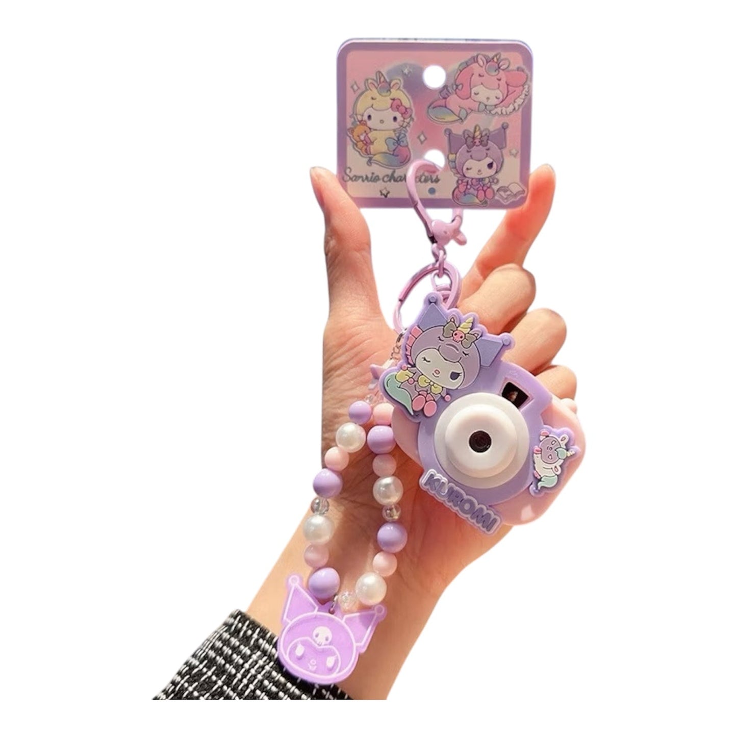 Sanrio Camera Beads Keychain / サンリオカメラビーズキーチェーン