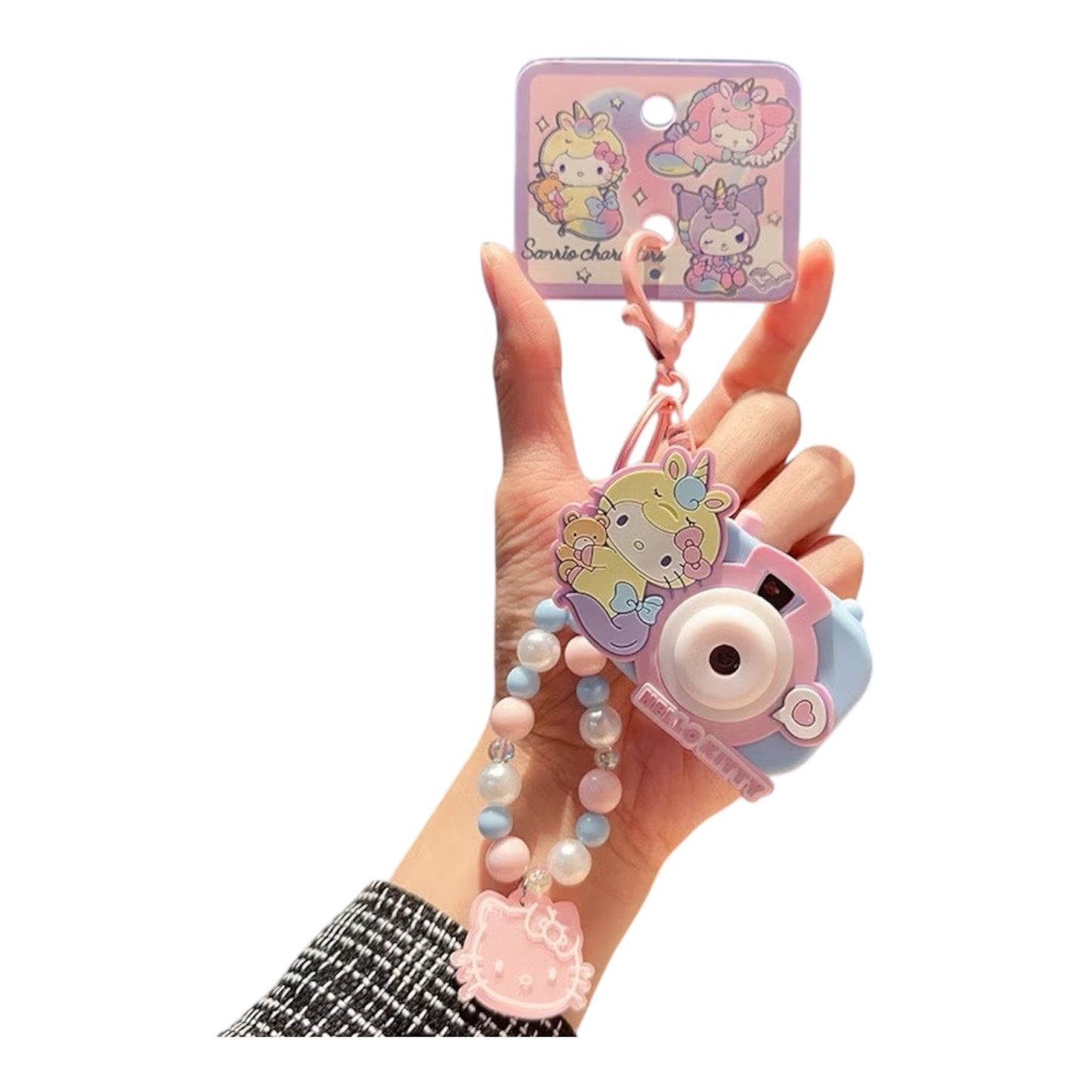 Sanrio Camera Beads Keychain / サンリオカメラビーズキーチェーン