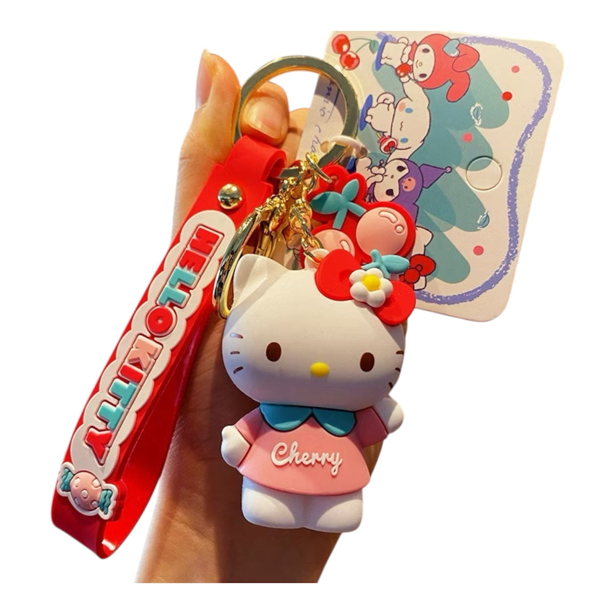 Sanrio Cherry 3D Keyring / サンリオチェリー3Dキーリング
