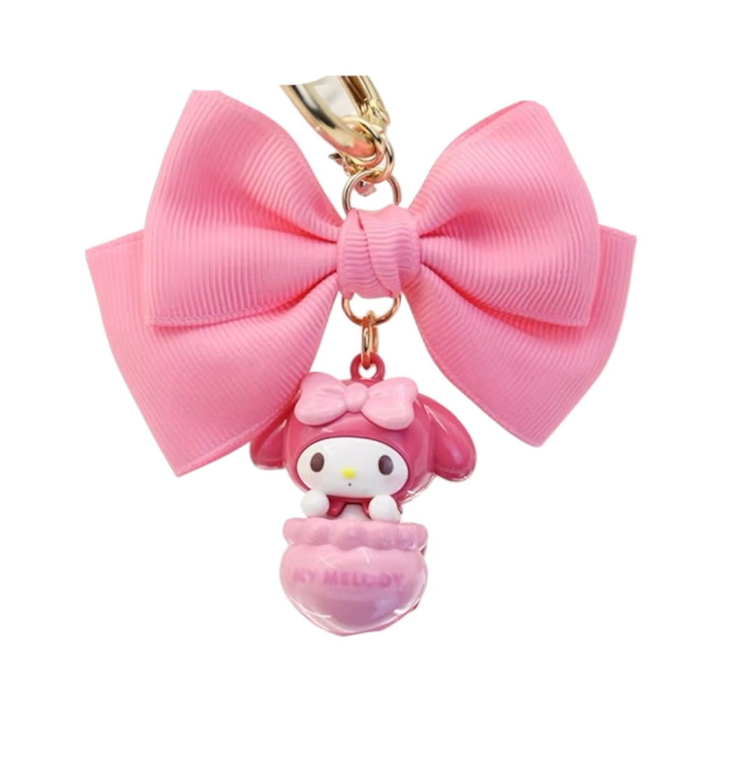 Sanrio Big Ribbon Keyrings / サンリオ ビッグリボンキーホルダー
