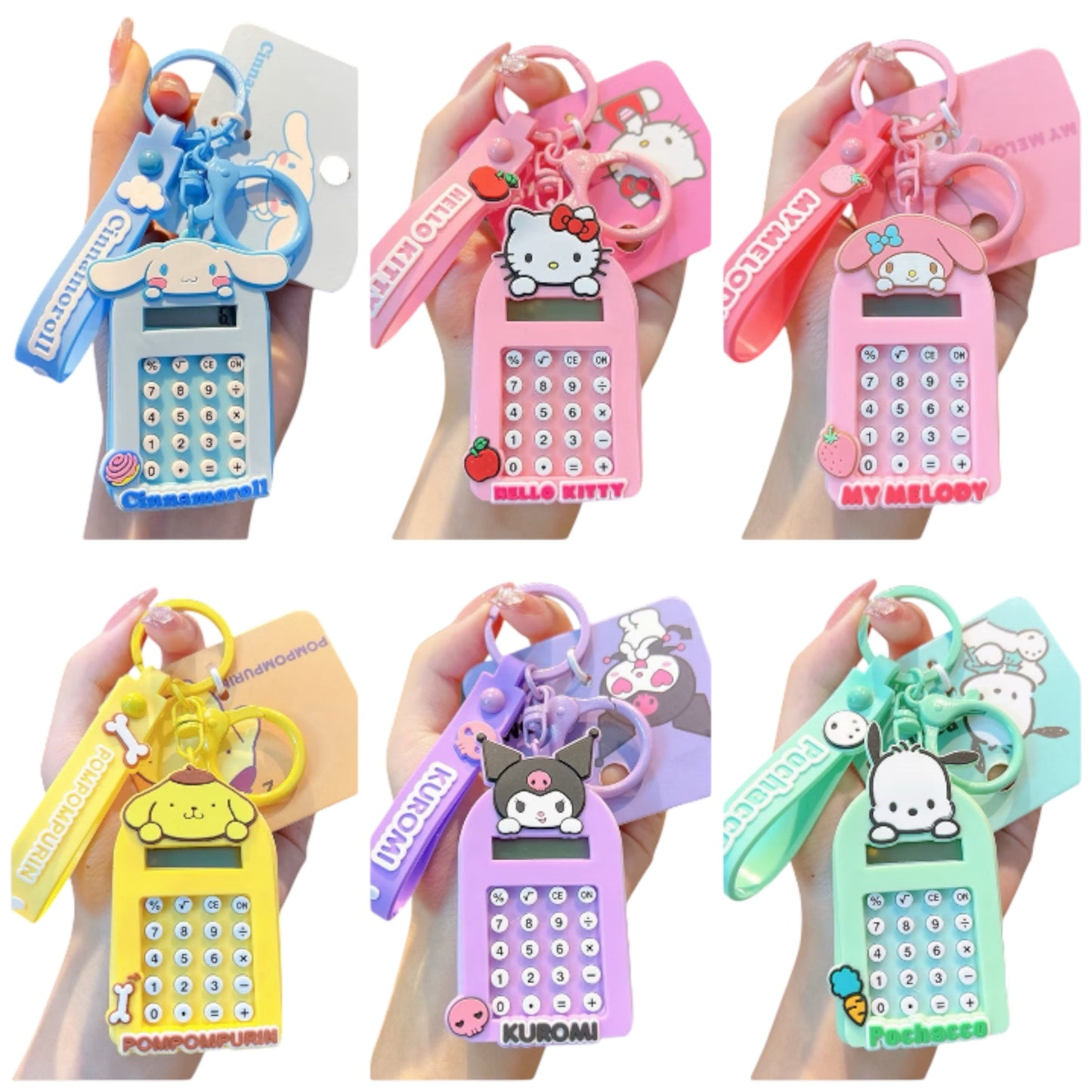 Sanrio Calculator Keyring / サンリオ 電卓キーホルダー