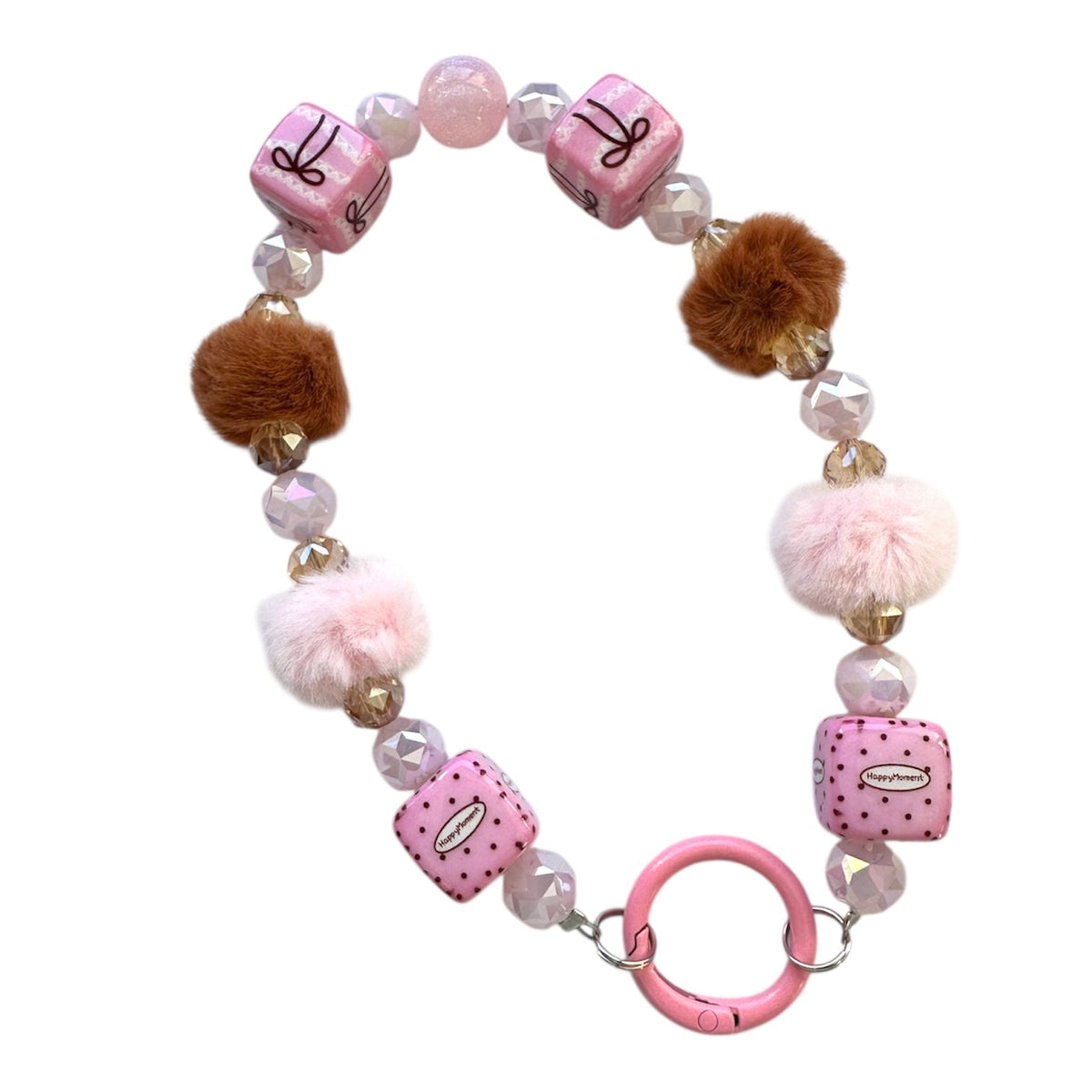 Phone Strap with Rings /リング付き携帯ストラップ