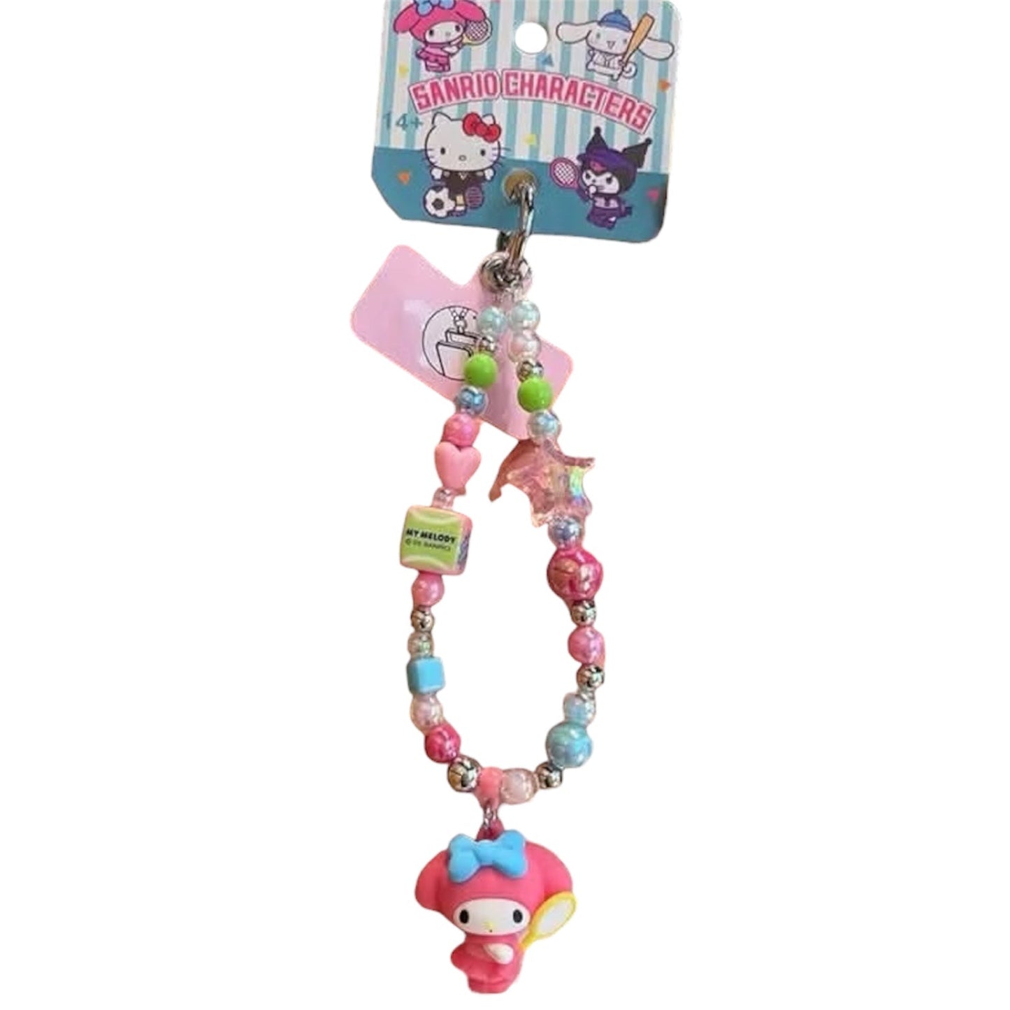 Sanrio Sports Themed Straps 3D Keyring/ サンリオスポーツテーマのストラップ付き3Dキーホルダー