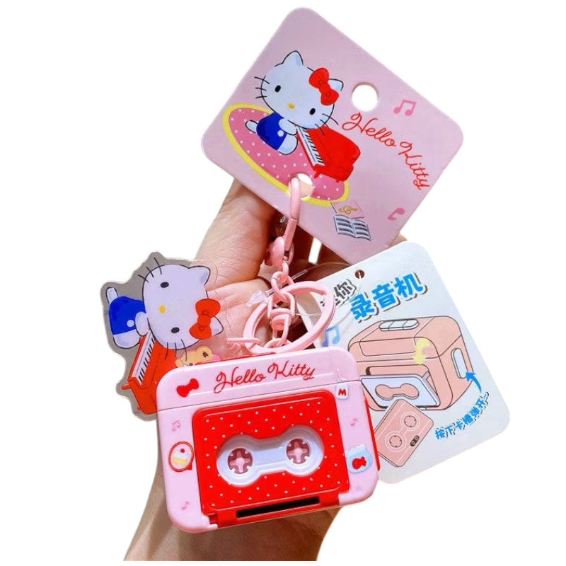 Sanrio Cassette Keyring  /サンリオ カセットキーリング