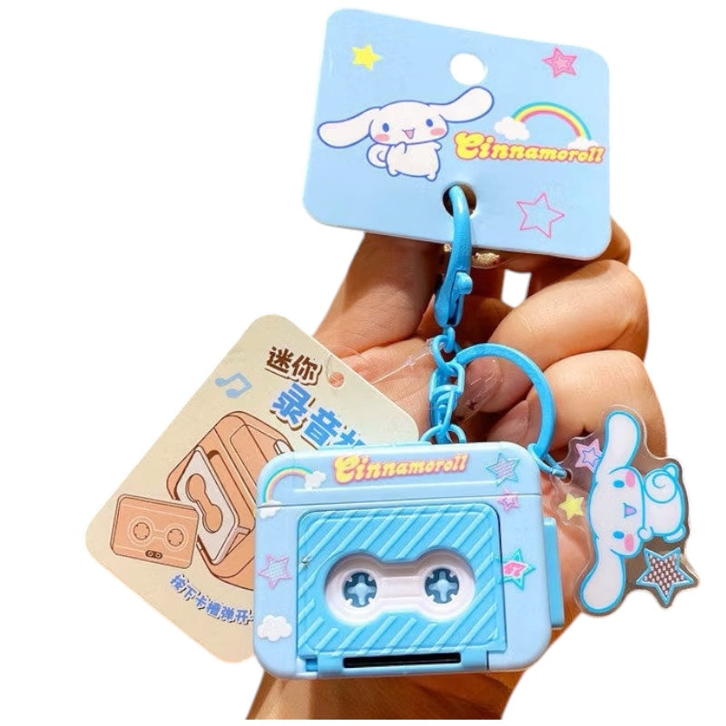 Sanrio Cassette Keyring  /サンリオ カセットキーリング