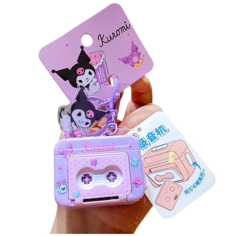 Sanrio Cassette Keyring  /サンリオ カセットキーリング