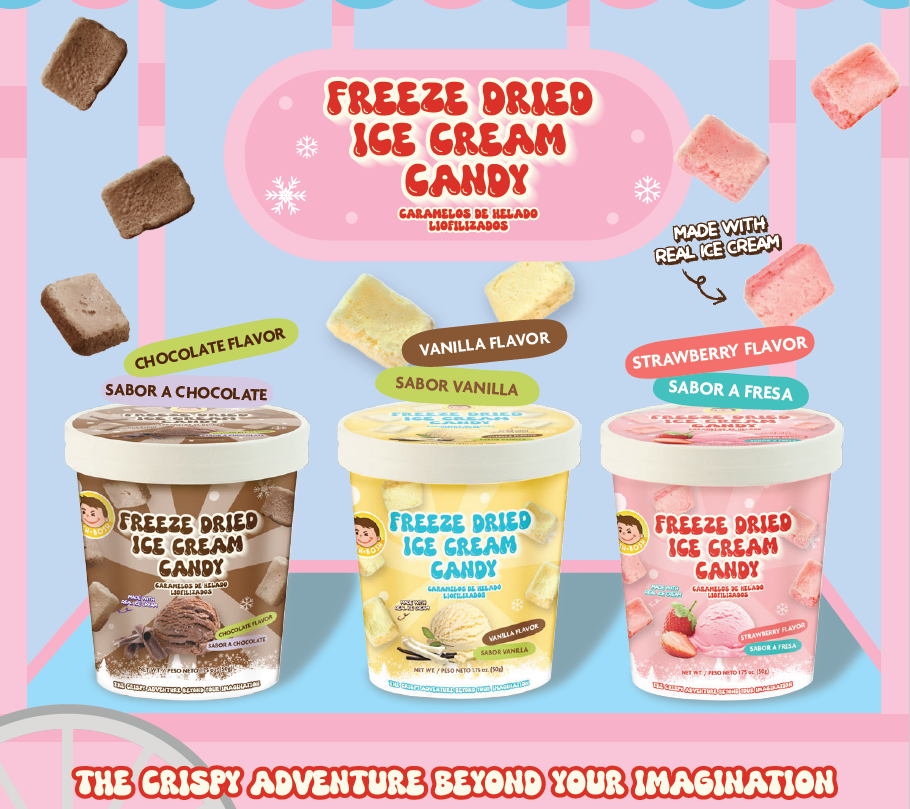 Freeze-Dried Ice Cream Cups / フリーズドライ アイスクリーム