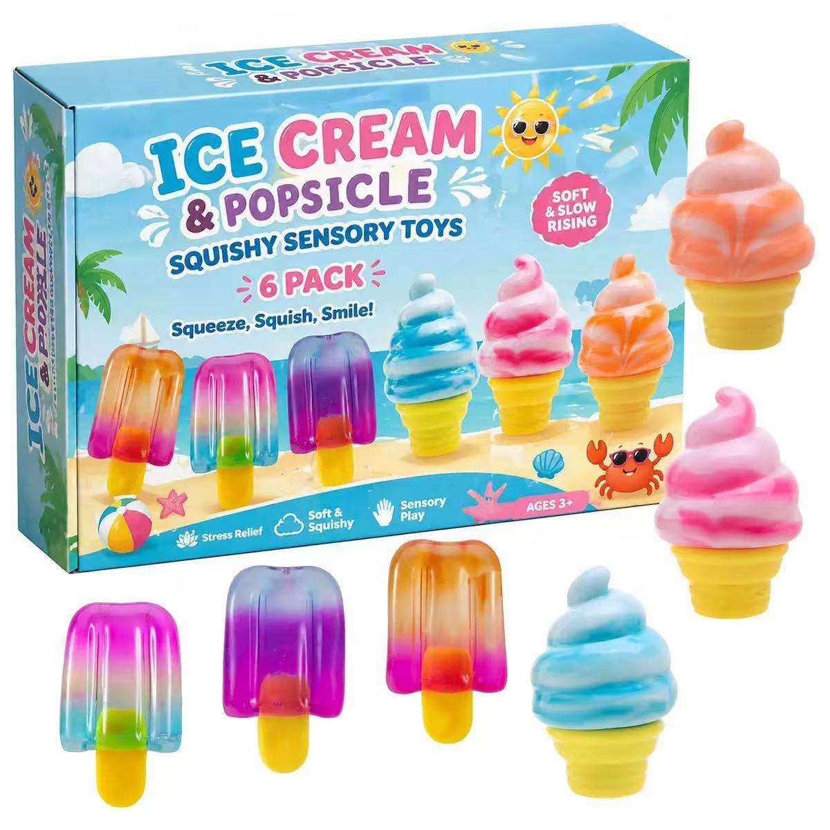 Icecream & Popsicle Squishy /アイスクリーム＆アイスキャンディー スクイーズ