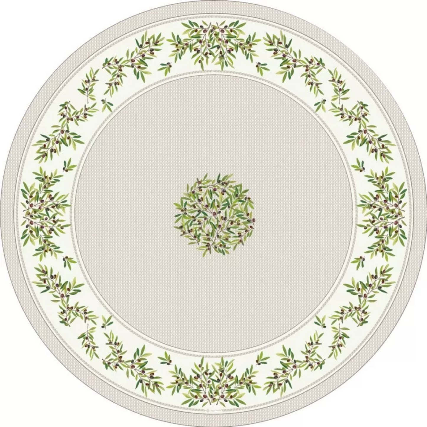 Olive Tablecloth 180 (Water-repellent)