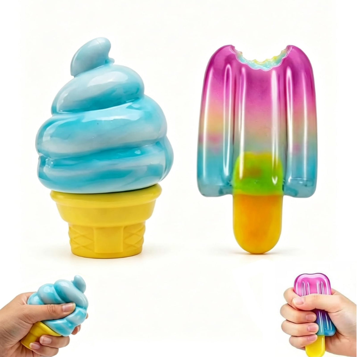 Icecream & Popsicle Squishy /アイスクリーム＆アイスキャンディー スクイーズ