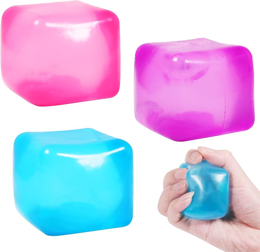 Ice Cube Squishy Toy /  氷のキューブ型スクイーズトイ