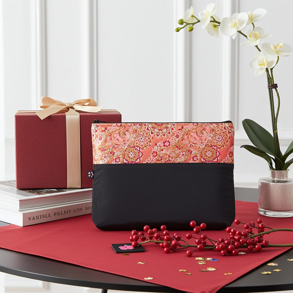 Protective Gold Brocade PC Case