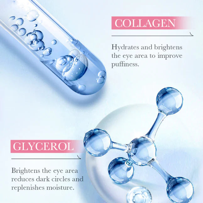 Collagen Eye Mask - Hydrating Under-Eye Patches for Puffiness and Dark Circles (80g)