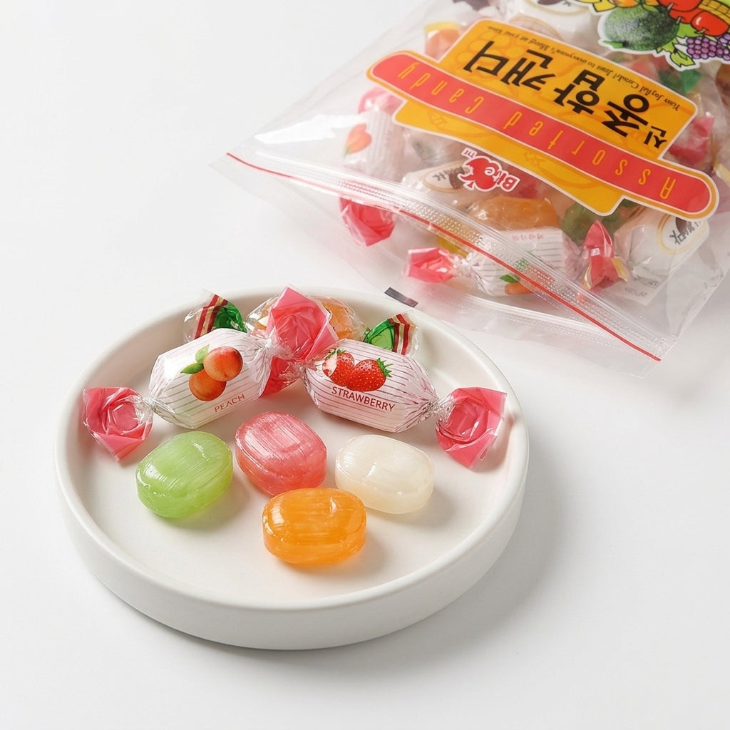【マートコリア】総合キャンディ 110g フルーツ 飴 アソート 韓国レトロお菓子