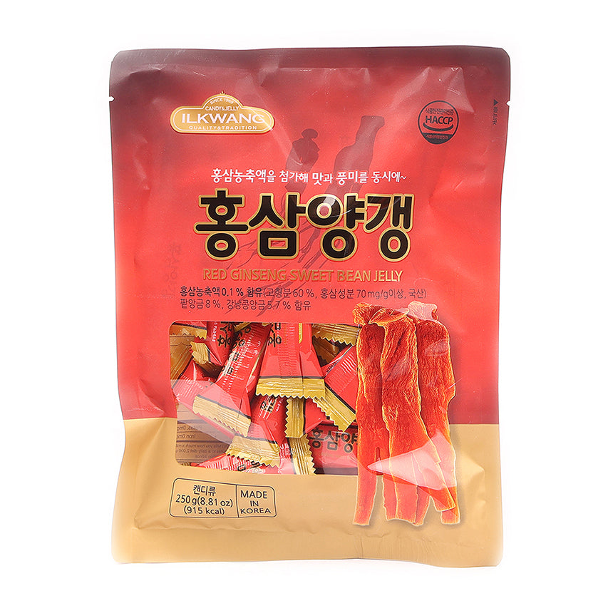 紅参羊羹 250g 個包装 韓国定番のおやつ リーズナブルなレッドジンセン