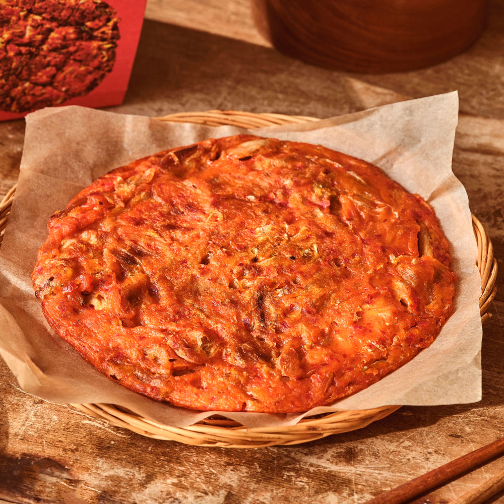 本格韓国キムチチヂミ 手作りキット100g サリークック 水を入れて5分焼くだけ 簡単調理 おつまみ おかず