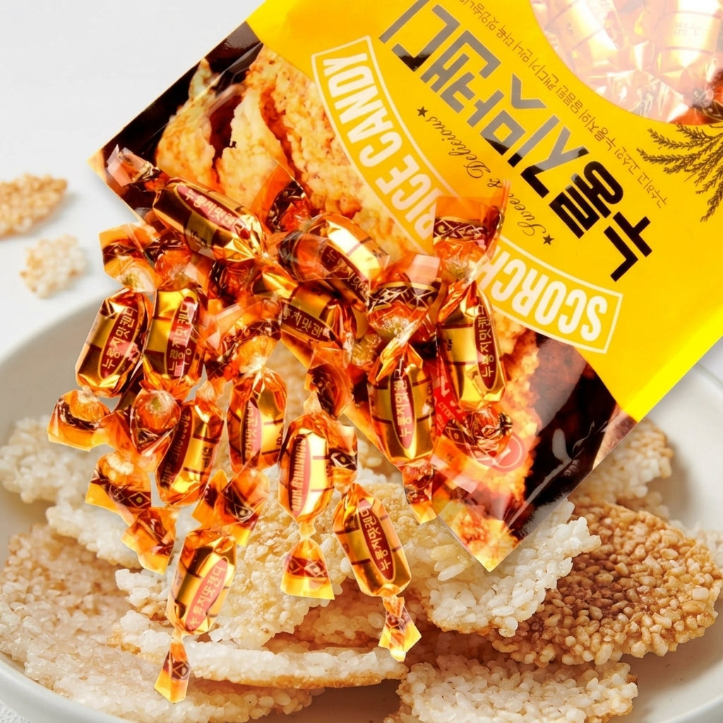 ヌルンジキャンディ 280g 2個セット おこげ味 韓国 伝統 お菓子 スイーツ あめ 大容量 シェア