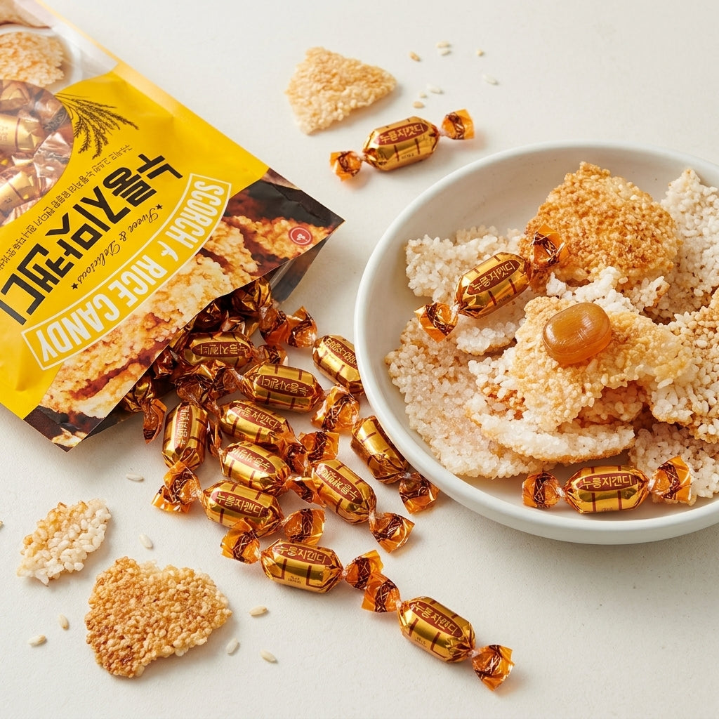 ヌルンジキャンディ 280g 2個セット おこげ味 韓国 伝統 お菓子 スイーツ あめ 大容量 シェア