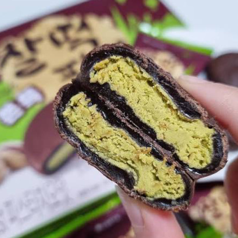 【ロッテ】名家 チャルトックパイ ドバイ風 ピスタチオ 300g 10個入 カダイフ入り 韓国 お菓子 チョコパイ お一人様2点まで