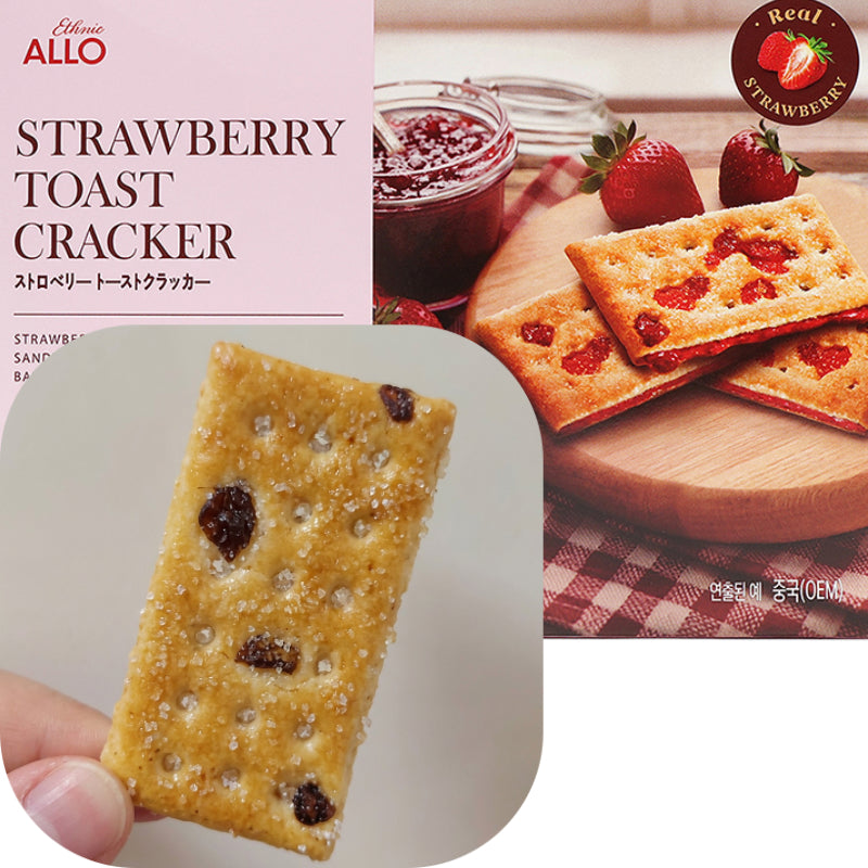 ALLO ストロベリー トーストクラッカー 60g 5袋セット 韓国お菓子 いちご スナック