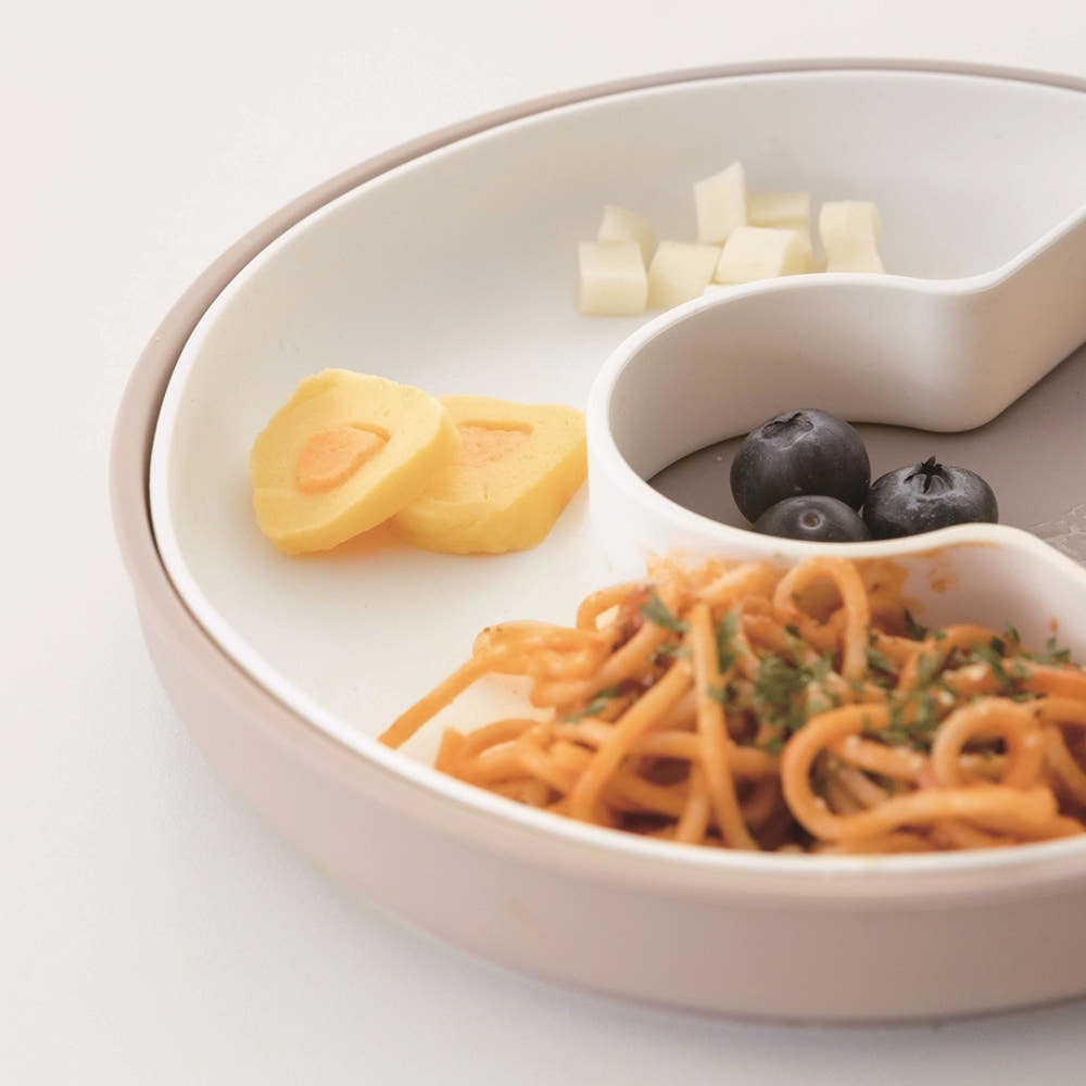 【ユビマム】ABC シリコン 吸盤付き ベビー食器4点セット 離乳食 プレート