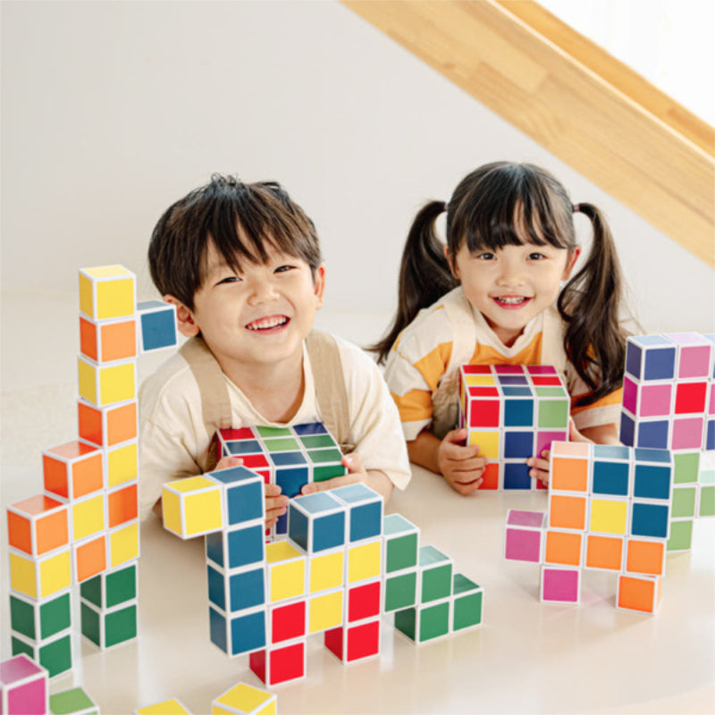 マグネットブロック 32ピース 64ピース 選べる知育玩具 磁石ブロック 立体パズル キューブ おもちゃ 子供 誕生日 プレゼント