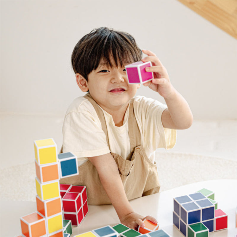 マグネットブロック 32ピース 64ピース 選べる知育玩具 磁石ブロック 立体パズル キューブ おもちゃ 子供 誕生日 プレゼント