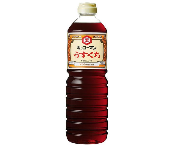 Kikkoman Light Soy Sauce, 1L PET Bottle x 6 Bottles [Ships from Japan] 