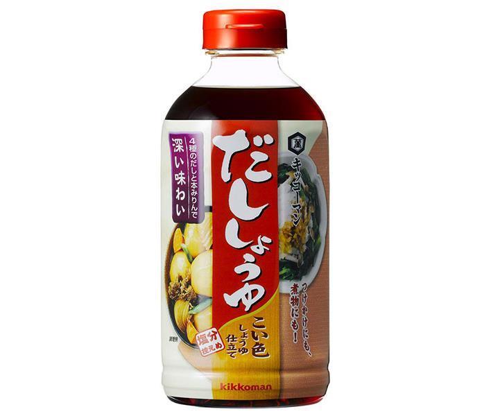 Kikkoman Dashi Soy Sauce, Dark Soy Sauce, 500ml PET Bottle x 12 [Ships from Japan] 