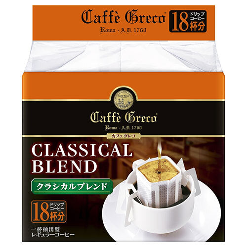 UCC カフェグレコ ドリップコーヒー クラシカルブレンド (7g×18P)×12(6×2)箱入【日本出荷】