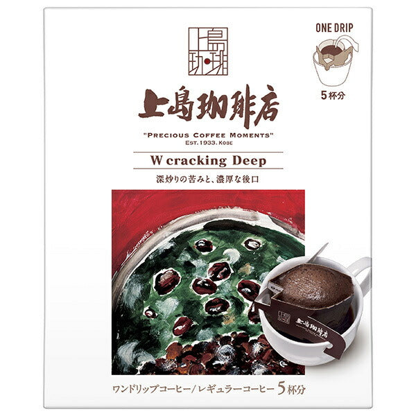 UCC Ueshima Coffee Shop One Drip Coffee W cracking Deep (11g x 5P) x 12 boxes [shipped in Japan]
