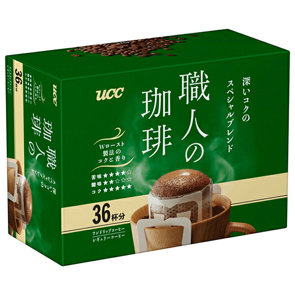 UCC Artisan Coffee One-Drip Coffee, Deeply Rich Special Blend (7g x 36p) x 6 Boxes [Ships from Japan]