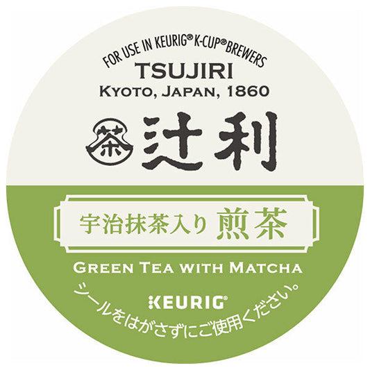 Unicafe Keurig Cartridge K-Cup Pack Tsujiri Sencha with Uji Matcha 12P x 8 Boxes [Shipped in Japan]
