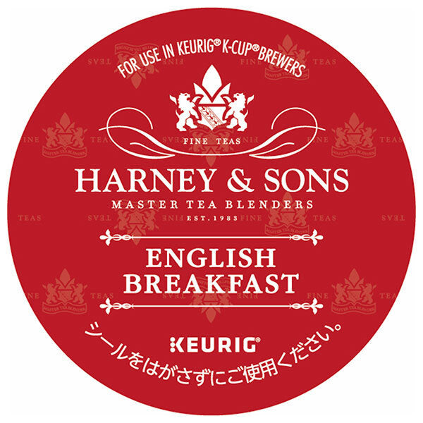 ユニカフェ キューリグ専用カートリッジ K-Cupパック HARNEY & SONS イングリッシュ ブレックファースト 12P×8箱入【日本出荷】