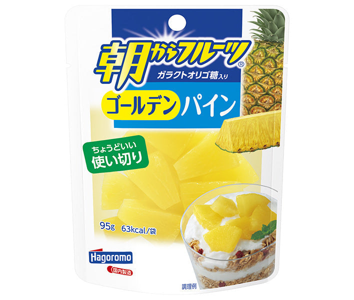 Hagoromo Foods Morning Fruit Golden Pine 95g pouch x 6 bags [shipped in Japan]