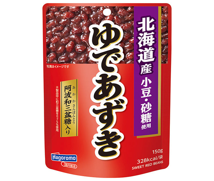 Hagoromo Foods Tsubutto! Boiled Azuki Beans, 150g Pouch x 6 [Ships from Japan] 