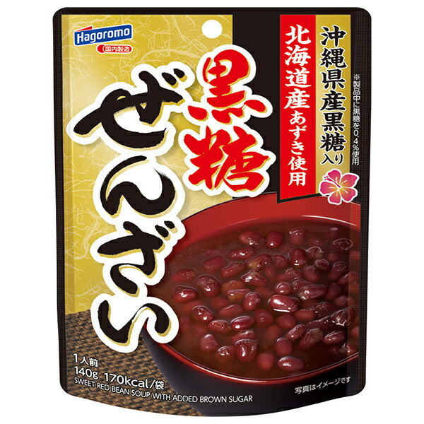 Hagoromo Foods Brown Sugar Zenzai, 140g x 20 bags [Ships from Japan] 