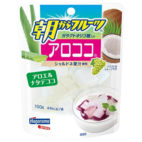 Hagoromo Foods Morning Fruit Arrococo 100g (solid amount 50g) x 6 bags [shipped in Japan]